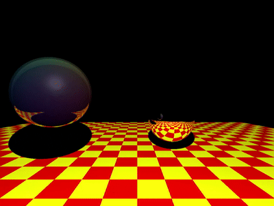 The raytracer in action